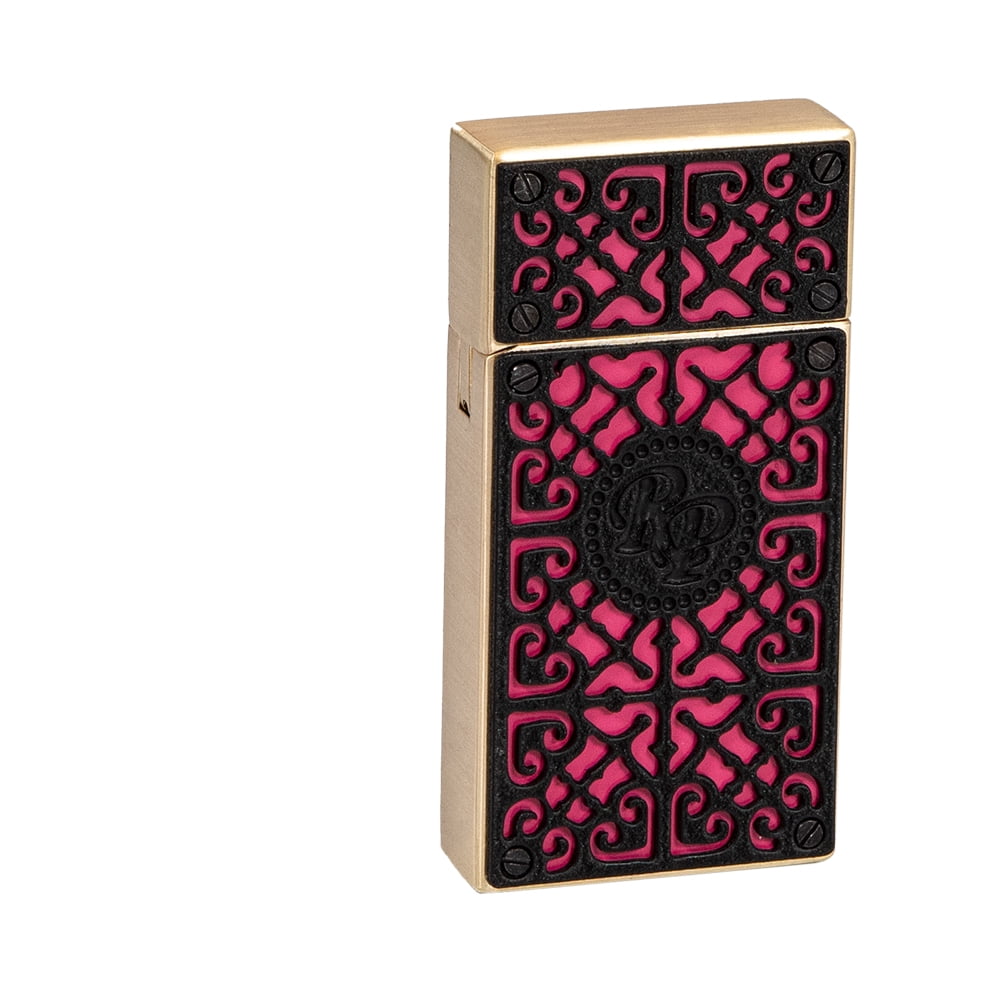 Rocky Patel Lighter Burn Double Torch - Pink And Black