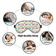thumbnail image 7 of Cauagu Colorful Bus Print Sleep Eye Mask, Blindfold Eye Sleep Shade Cover with Elastic Strap/Headband Eye Cover Eyeshade for Night Sleeping/Travel Nap, 7 of 7