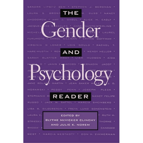 The Gender and Psychology Reader, (Hardcover)