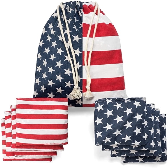 TOYSHARING Cornhole Bags Set Regulation: Professional Corn Hole Bean Beanbags Game Set of 8
