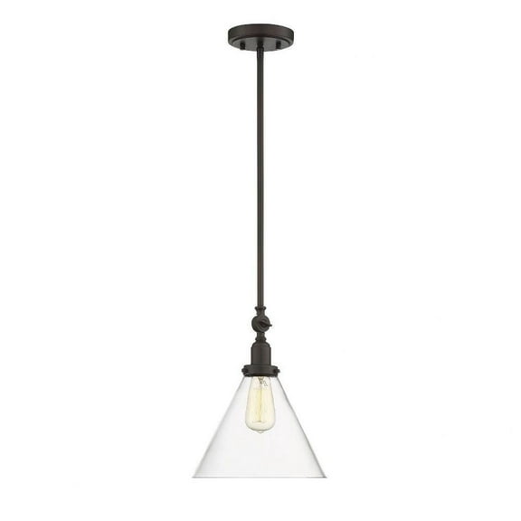 Pendant in Vintage Style-10.25 inches Tall and 10 inches Wide-English Bronze Finish Bailey Street Home 159-Bel-2333330