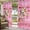 Peach Pink, variant on 1 Panel Outdoor Curtains for Patio Waterproof 54"x84", Giraffes Flowers Weatherproof Privacy Outsides Curtains, A Girl Who Likes Giraffes Elegant Animals Pink Grommet Thermal Drapes for Cabana Porch