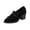Black, variant on EKVAHL Women's Orthopedic Slip On Walking Loafers, Matte Faux Suede Chunky Heel Pumps, Arch Support Wide Square Toe Daily Dress Shoes Black