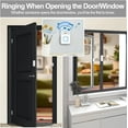 thumbnail image 3 of Door Chime, Wireless Door Open Contact Sensor Alarm Chime with 600 FT Range 58 Chimes 5 Volume Levels LED Indicators, Door Ringer Alert for Business/Store/Home/Office When Entering, 3 of 9