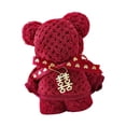 thumbnail image 3 of Toalla con forma de oso, toalla de mano, toallas con forma de oso, toalla de cocina para el hogar, para oso toalla, 3 of 9