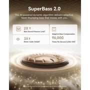 Baseus Open Ear Earbuds, 5g Clip-On Headphones, 40H Playtime,SuperBass 2.0, 4-Mic AI Clear Calls, IP67, Hi-Res LDAC & HiFi4 Acoustic Sound, Bluetooth 6.0, MC1 Pro