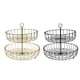 thumbnail image 5 of Bearachild Frutero de metal de hierro, fácil de limpiar, elegante complemento para el hogar, cesta de almacenamiento de frutas de 2 capas, idea Almacenamiento y organización del hogar Oro, 5 of 6