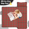 thumbnail image 4 of Red Green Checkerboard Red Pattern Toddler Nap Mat for Kid Preschool Daycare, Kid Sleeping Mat Bag, Toddler Sleeping Bag with Pillow, 4 of 6