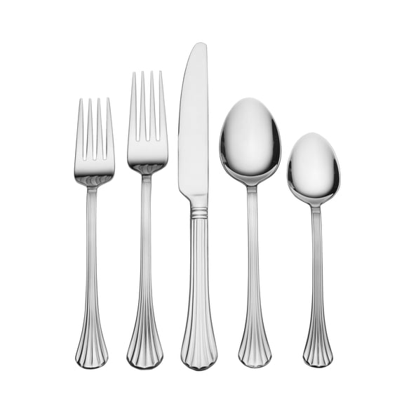 International Silver Stainless Steel 51-Piece, Capri Frost Finish, Service for 8