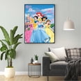 thumbnail image 2 of DIY 5D Round Full Drill Art Perfect for Relaxation and Home Wall Decor，Diamond Painting Kits for Adults,(Princess, 12x16inch), 2 of 5