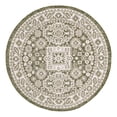 thumbnail image 3 of Unique Loom Outdoor Aztec Collection Area Rug - Chalca (4' Round Green/Ivory), 3 of 7