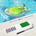 thumbnail image 2 of Golf Pool Game Toys, Fun Swimming Pool Game, Floating Water Chipping Green W/Sticky Balls, Yard Summer Party Birthday Gift for 3 4 5 6 7 8 9 12 + Years Teen Adults Family Friend, 2 of 10