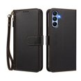 thumbnail image 2 of For Samsung Galaxy A35 5G 6.6-inch Wallet Case Multi-Card Slots Zipper Wallet Leather Phone Case,Black,For Galaxy A35 5G, 2 of 10