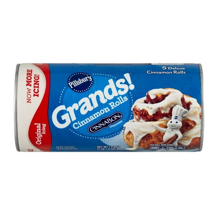 Pillsbury Grands!™ Refrigerated Cinnamon Rolls with Icing 5 ct 17.5 oz Can