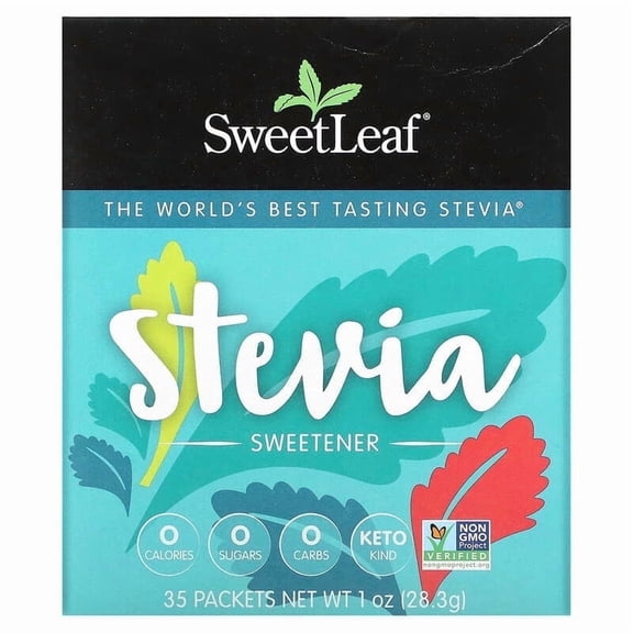 Wisdom Natural, SweetLeaf, Stevia Sweetener, 35 Packets, 1 oz