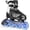 White, variant on TaroKitc Adjustable Inline Skates for Kids and Adult, Girls, Boys with All Light up Wheels, White(Size 1-4)