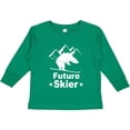 thumbnail image 3 of Inktastic Future Skier Funny Skiing Bear Boys or Girls Long Sleeve Toddler T-Shirt, 3 of 5