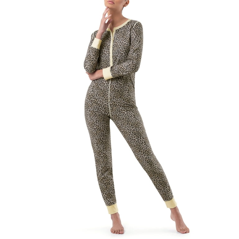 Fruit of the Loom Women's and Women's Plus Long Underwear Waffle Thermal  Union Suit 