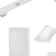 thumbnail image 3 of Soporte triangular para filtro de cocina, 50 unidades, rejilla para fregadero, para basura Blanco, 3 of 4