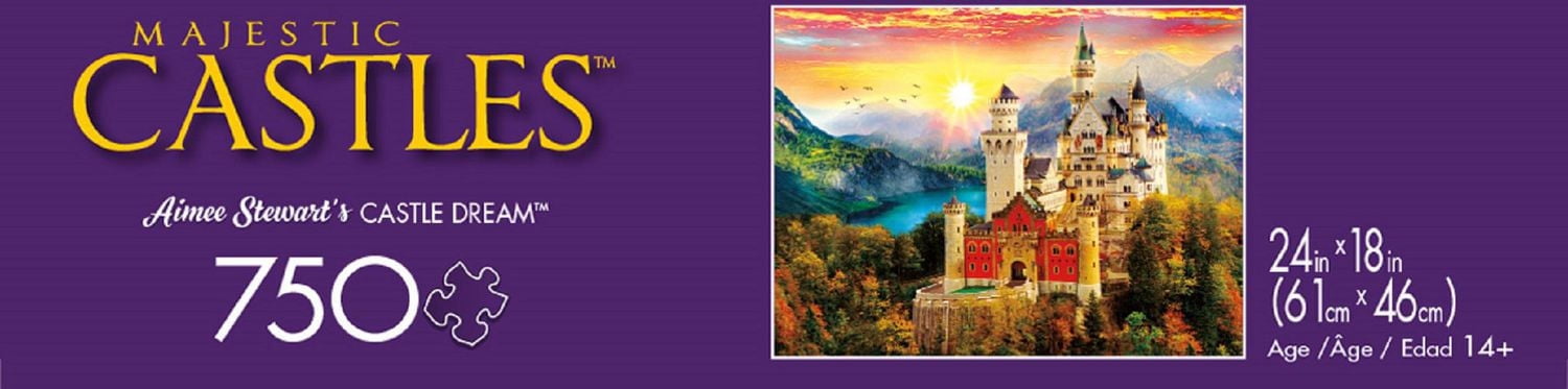 Buffalo Games Majestic Castles Le puzzle Castle Dream en 750 pièces