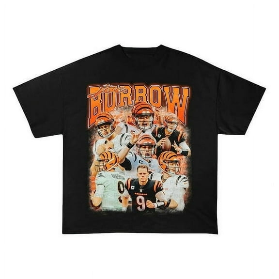 Vintage Joe Burrow Shirt, T Shirt Football shirt, Classic 90s Graphic Tee, Unisex, Vintage Bootleg