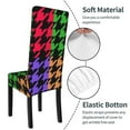 thumbnail image 6 of ZICANCN Retro Checkered Scottish Houndstooth Chair Protectors Seat Covers , Dining Chair Slipcovers 1 Piece for Dining Room Hotel Kitchen, 6 of 8