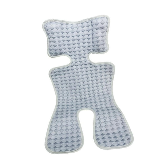 Almohadilla para cochecito, almohadilla para cochecito de bebé, almohadilla para asiento de silla de niños Gris