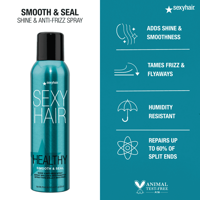Healthy Sexy Hair Smooth & Seal Anti-Frizz Spray 6oz Healthy Sexy Hair Smooth & Seal Anti-Frizz Spray 6oz
