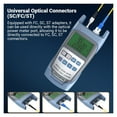 thumbnail image 4 of Fiber Optical Power Meter With Visual Fault Locator Fiber Tester SC FC ST Connector Optic Test Equipment (-70 ~10dBm) ,Test Precision, 4 of 7