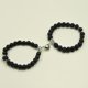 thumbnail image 5 of white turquoise couple bracelet simple heart-shaped magnet attraction hand jewelry mixed color AB482-03 round iron red + black, 5 of 5