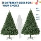 thumbnail image 2 of Towallmark Árbol de Navidad Artificial Ultragrueso de 7,5 Pies con Soporte Plegable y 1450 Puntas de Ramas, Color Verde, 2 of 8