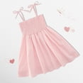 thumbnail image 3 of Vestido de verano rosa sin mangas para niñas pequeñas Dress Vieille 4-5T, 3 of 6