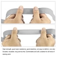thumbnail image 3 of Bobina de bandas elásticas Uxcell de alta elasticidad para pelucas, cinturones y pantalones en gris claro, 3 of 5