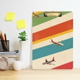 thumbnail image 2 of FORMRS Acrylic Clipboard with Low Profile Clip Standard A4 Letter Size, 12.5" x 9", Colorful Plane, 2 of 8