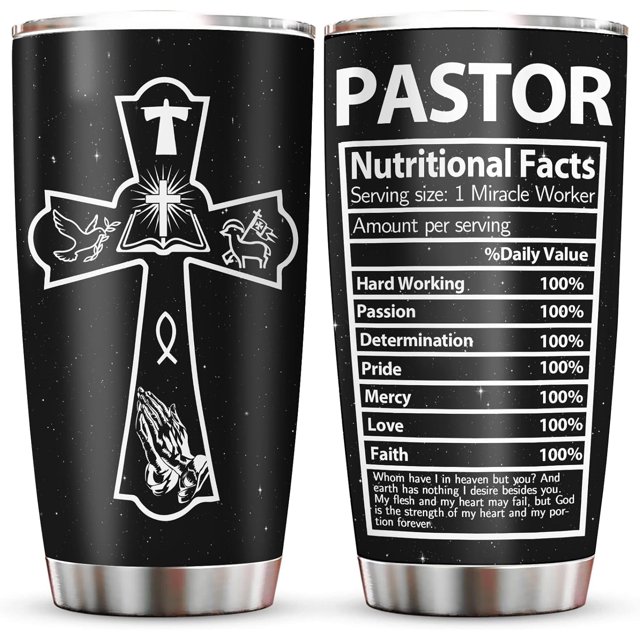 Vasos de 20 oz para pastores, regalos para hombres y mujeres, regalos para pastores, ideas divertidas para pastores