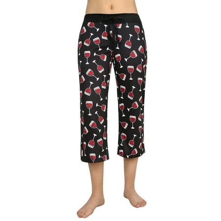 Hde Hde Womens Plus Size Sleepwear Capri Pajama Pants Sleep