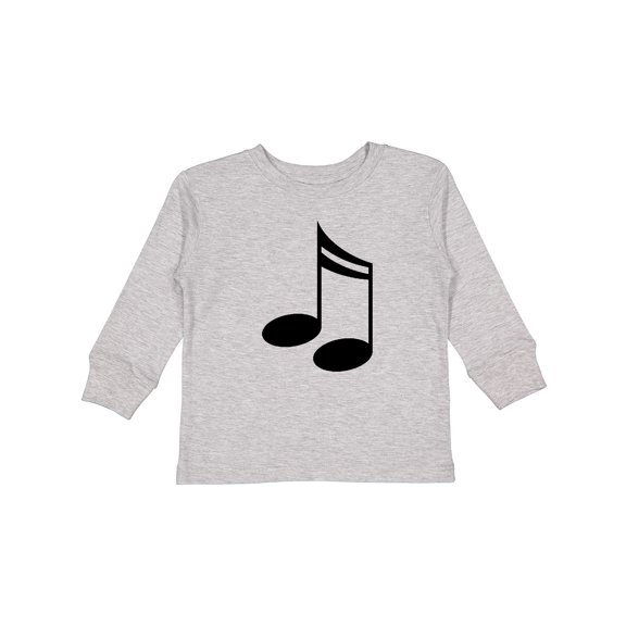 Inktastic Music Notes Musician Boys or Girls Long Sleeve Toddler T-Shirt
