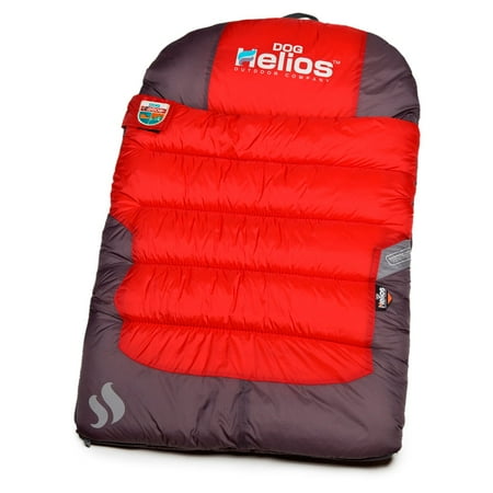 UPC: 0858342601566 | Pet Life PB46RDMD Helios Trail-Barker Multi-Surface Travel Dog Bed Featuring BlackShark Technology- Red