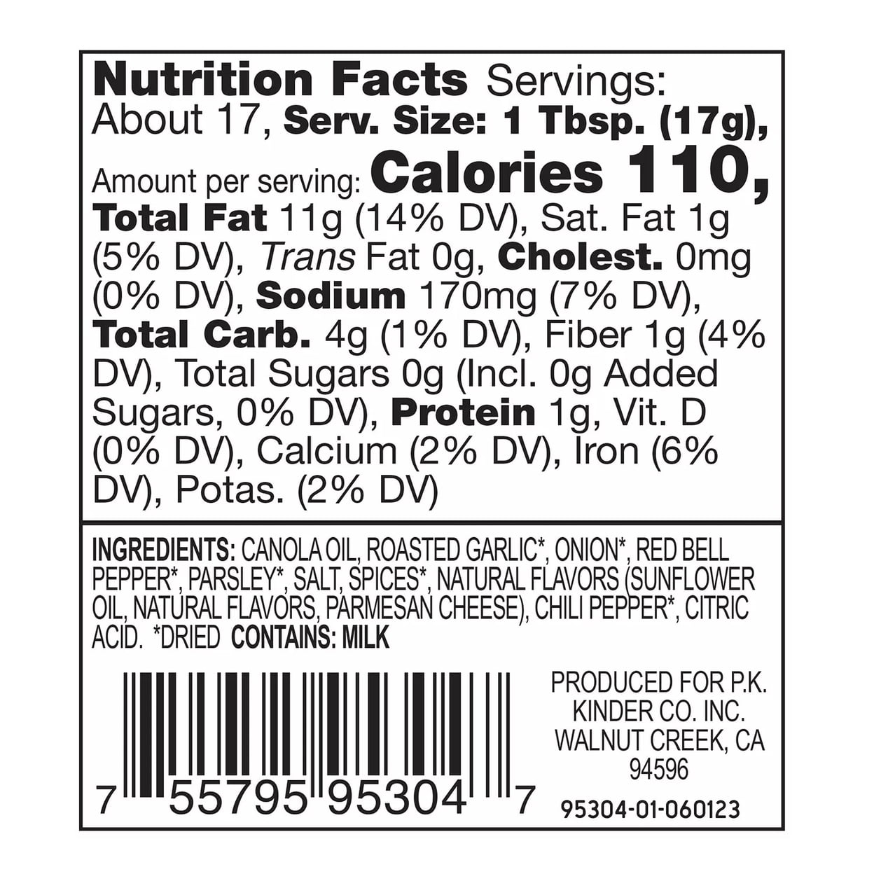 Kinders Parmesan Herb Crunch Seasoning (10.5 Ounce)