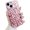 Rose Gold, variant on Compatible with iPhone 11 Pro Case, Cute 3D Tin Foil Pleated Luxury Phone Cover for Women Girls Cool Bling Designer Soft Slim Case for iPhone 11 Pro, Hot Pink