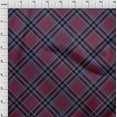 thumbnail image 3 of oneOone Cotton Poplin Fabric Tartan Check Print Fabric BTY 42 Inch Wide, 3 of 4