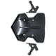 thumbnail image 1 of Piezas de repuesto de Parabrisas con soporte de montaje kusrkot Sport Visor Protector Wind Negro Parabrisas de motocicletas, 1 of 8