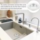 thumbnail image 3 of 2 piezas de colador de fregadero, colector de pelos de agua, accesorios de cocina para bañera, desagüe de suelo, plato de basura, lavabo de acero inoxidable, 3 of 6