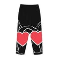 thumbnail image 3 of Lsque Animal Bulldog French Print Women's Pajama Pants, Lounge Pant - Comfortable Home Wear,Elastic Waistband, Stylish Design-Large, 3 of 9