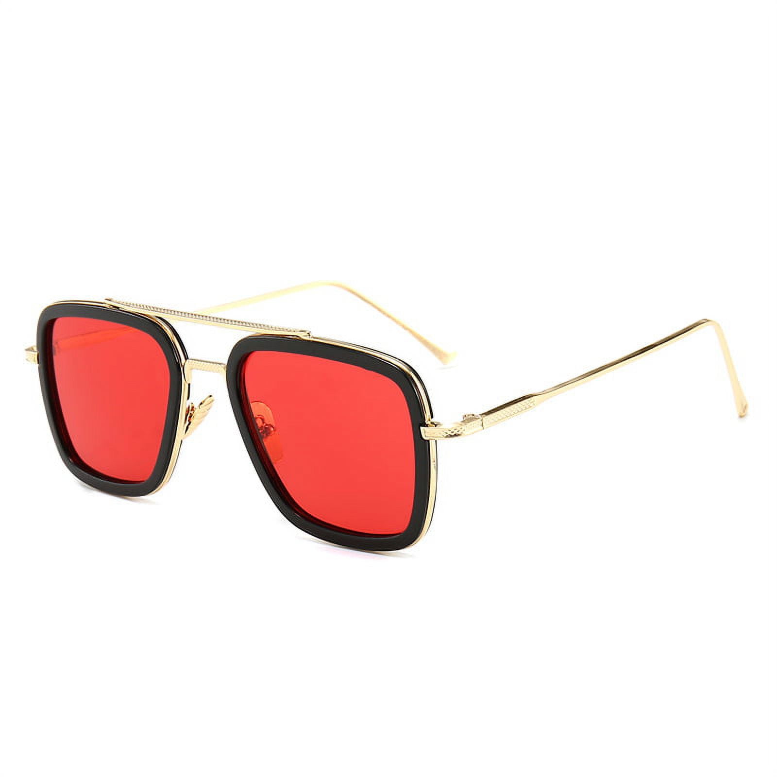 Marvel Tony stark Iron man Edith Vengeurs Lunettes de Soleil Retro Lunettes E01 Walmart