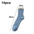 thumbnail image 2 of Cozy Microfiber Boot Crew for Indoor Comfort, Warm & Weatherproof Ultra-Soft Plush Slipper Socks, 2 of 5
