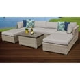 thumbnail image 3 of MONTEREY-07b-NAVY Monterey 7 Piece Outdoor Wicker Patio Furniture Set 07b with 2 Covers: Beige and Navy, 3 of 5