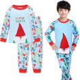 thumbnail image 1 of Conjuntos de pijamas para niños, ropa para bebés, ropa de dormir para niñas, ropa de dormir para niños, pijamas de Navidad de hadas y alces, traje de ropa de algodón, 1 of 4