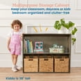 thumbnail image 3 of ECR4Kids Streamline 2-Shelf Single-Sided Storage Cabinet, 30in, Classroom Furniture, Grey Wash, 3 of 9