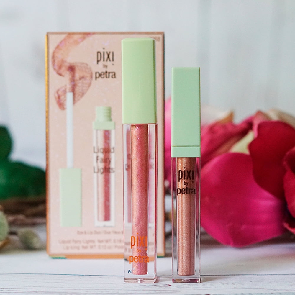 Pixi by Petra Liquid Fairy Lights & Lip Icing - Kit Eye & Lip Duo ROSELUSTRE